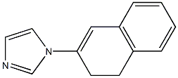 1,2-Dihydro-3-(1H-imidazol-1-yl)naphthalene Struktur