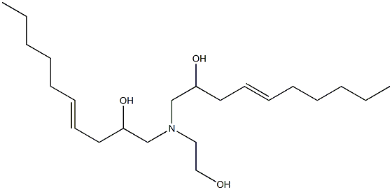 1,1'-[(2-Hydroxyethyl)imino]bis(4-decen-2-ol) Struktur