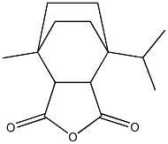 1-Isopropyl-4-methylbicyclo[2.2.2]octane-2,3-dicarboxylic anhydride Struktur