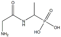 [1-(Glycylamino)ethyl]phosphonic acid Struktur