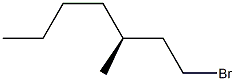 [S,(+)]-1-Bromo-3-methylheptane Struktur