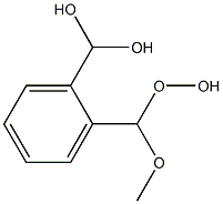 [2-[Hydroperoxy(methoxy)methyl]phenyl]methanediol Struktur