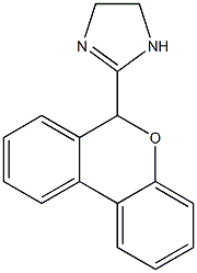 2-(6H-Dibenzo[b,d]pyran-6-yl)-2-imidazoline Struktur