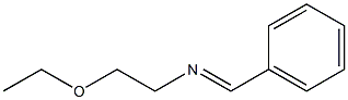 N-Benzylidene-2-ethoxyethan-1-amine Struktur