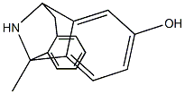 8-Hydroxy-5-methyl-10,11-dihydro-5H-dibenzo[a,d]cyclohepten-5,10-imine Struktur