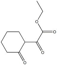 2-(2-Oxocyclohexyl)-2-oxoacetic acid ethyl ester Struktur