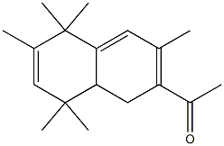 7-Acetyl-1,4,8,8a-tetrahydro-1,1,3,4,4,6-hexamethylnaphthalene Struktur