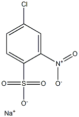 4-Chloro-2-nitrobenzenesulfonic acid sodium salt Struktur