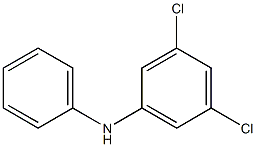 3,5-Dichlorophenylphenylamine Struktur