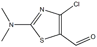 2-(Dimethylamino)-4-chlorothiazole-5-carbaldehyde Struktur