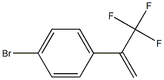 2-(4-Bromophenyl)-3,3,3-trifluoro-1-propene Struktur