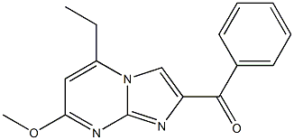 2-Benzoyl-5-ethyl-7-methoxyimidazo[1,2-a]pyrimidine Struktur