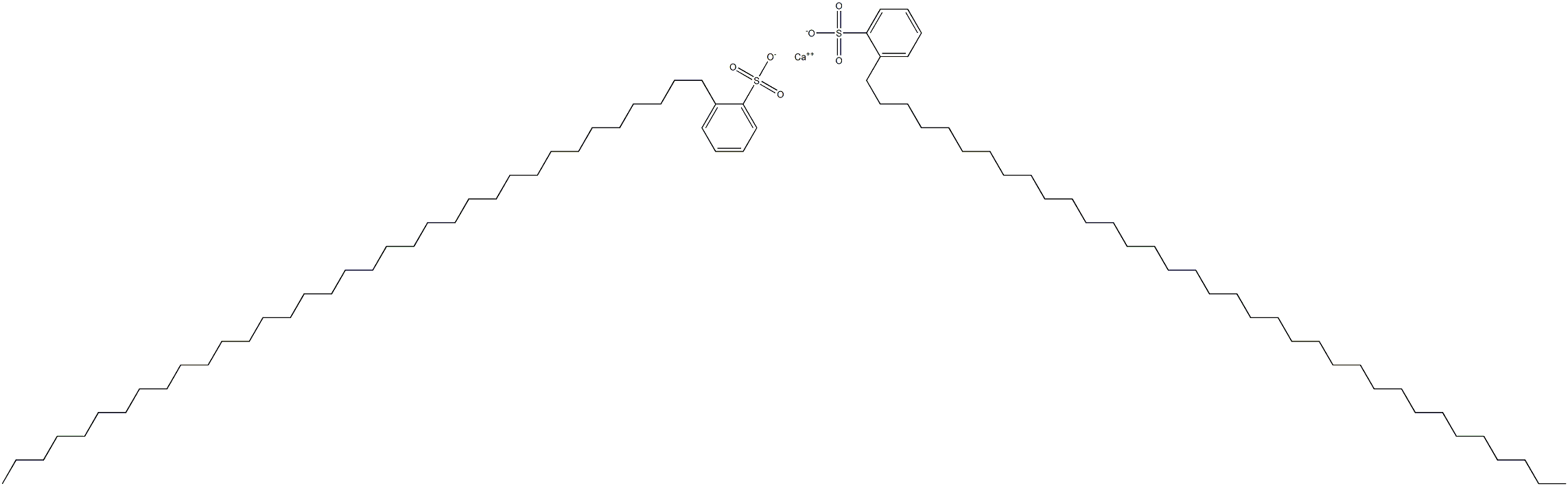 Bis[2-(pentatriacontan-1-yl)benzenesulfonic acid]calcium salt Struktur