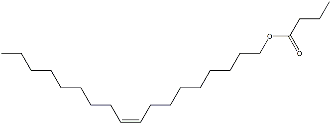 Butyric acid [(Z)-9-octadecenyl] ester Struktur