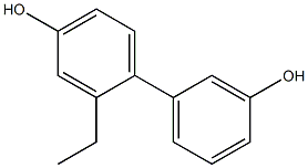 2-Ethyl-1,1'-biphenyl-3',4-diol Struktur