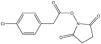 4-Chlorobenzeneacetic acid succinimidyl ester Struktur