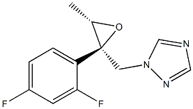 1-[[(2R,3S)-2-(2,4-Difluorophenyl)-3-methyloxirane-2-yl]methyl]-1H-1,2,4-triazole Struktur