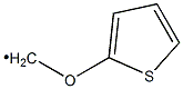 (Thiophen-2-yloxy)methyl radical Struktur