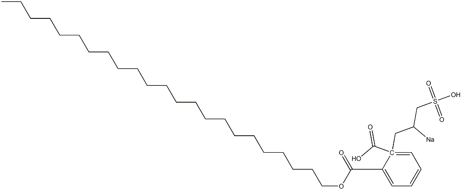 Phthalic acid 1-tricosyl 2-(2-sodiosulfopropyl) ester Struktur