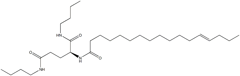 N2-(13-Heptadecenoyl)-N1,N5-dibutylglutaminamide Struktur