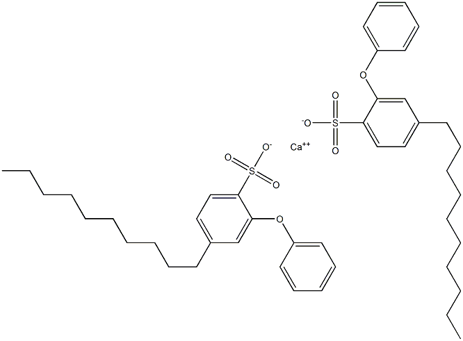 Bis(4-decyl-2-phenoxybenzenesulfonic acid)calcium salt Struktur