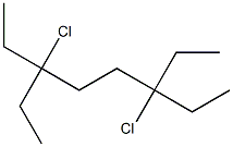 3,6-Dichloro-3,6-diethyloctane Struktur