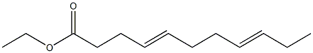 4,8-Undecadienoic acid ethyl ester Struktur