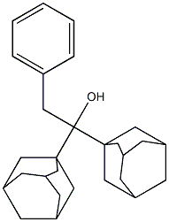 1,1-Di(1-adamantyl)-2-phenylethanol Struktur