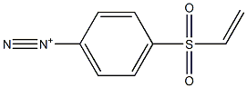 p-(Vinylsulfonyl)benzenediazonium Struktur