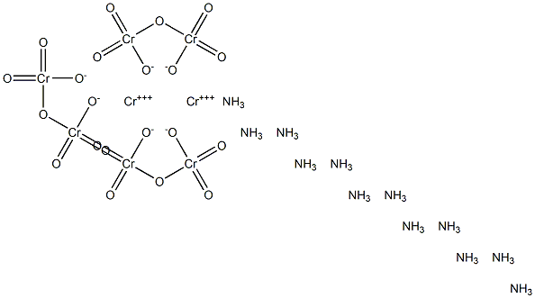 Hexamminechromium(III) dichromate Struktur