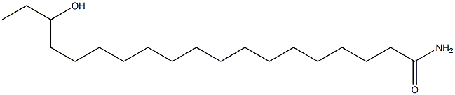 17-Hydroxynonadecanamide Struktur