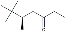 [R,(+)]-5,6,6-Trimethyl-3-heptanone Struktur