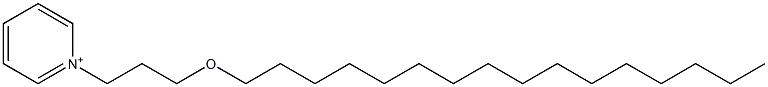 1-(3-Hexadecyloxypropyl)pyridinium Struktur