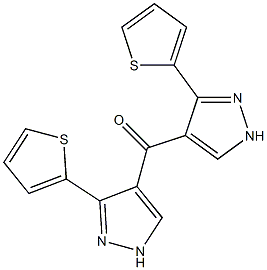 (2-Thienyl)(1H-pyrazol-4-yl) ketone Struktur