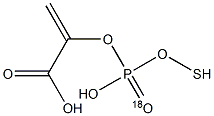 2-[(Thiophosphono)(18O)oxy]propenoic acid Struktur