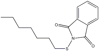 N-(Heptylthio)phthalimide Struktur