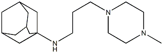 1-[3-(1-Adamantylamino)propyl]-4-methylpiperazine Struktur