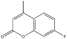 4-Methyl-7-fluorocoumarin Struktur