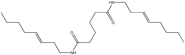 N,N'-Di(3-octenyl)adipamide Struktur