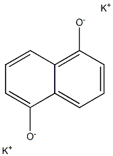 Dipotassium 1,5-naphthalenediolate Struktur