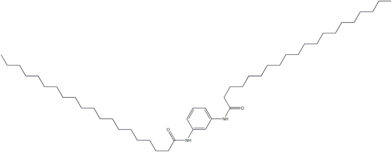 N,N'-Bis(1-oxoicosyl)-m-phenylenediamine Struktur