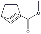 Norborna-2,5-diene-2-carboxylic acid methyl ester Struktur