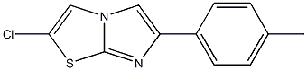 2-Chloro-6-(4-methylphenyl)imidazo[2,1-b]thiazole Struktur