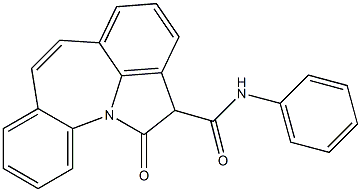 1,2-Dihydro-1-oxo-N-phenylindolo[1,7-ab][1]benzazepine-2-carboxamide Struktur