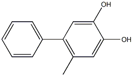 6-Methyl-1,1'-biphenyl-3,4-diol Struktur