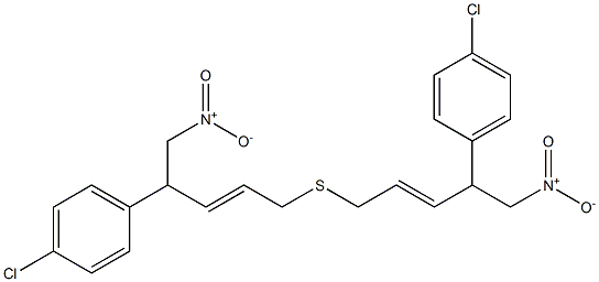 [1-(4-Chlorophenyl)-2-nitroethyl]2-propenyl sulfide Struktur