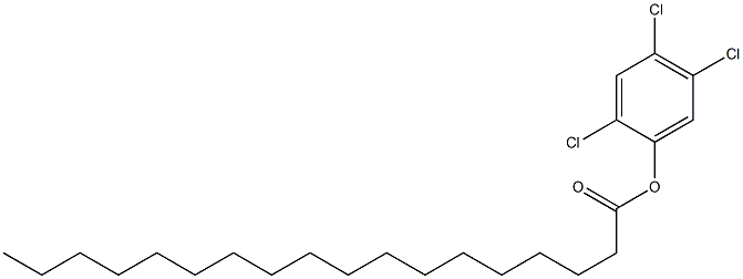 Octadecanoic acid 2,4,5-trichlorophenyl ester Struktur