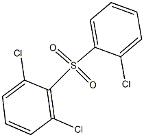 2,6-Dichlorophenyl 2-chlorophenyl sulfone Struktur