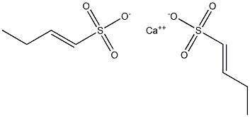 Bis(1-butene-1-sulfonic acid)calcium salt Struktur