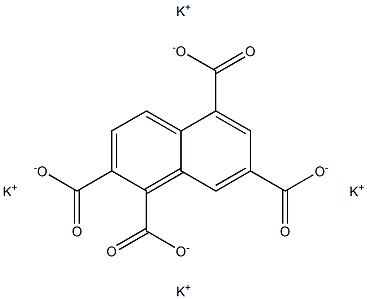 1,2,5,7-Naphthalenetetracarboxylic acid tetrapotassium salt Struktur